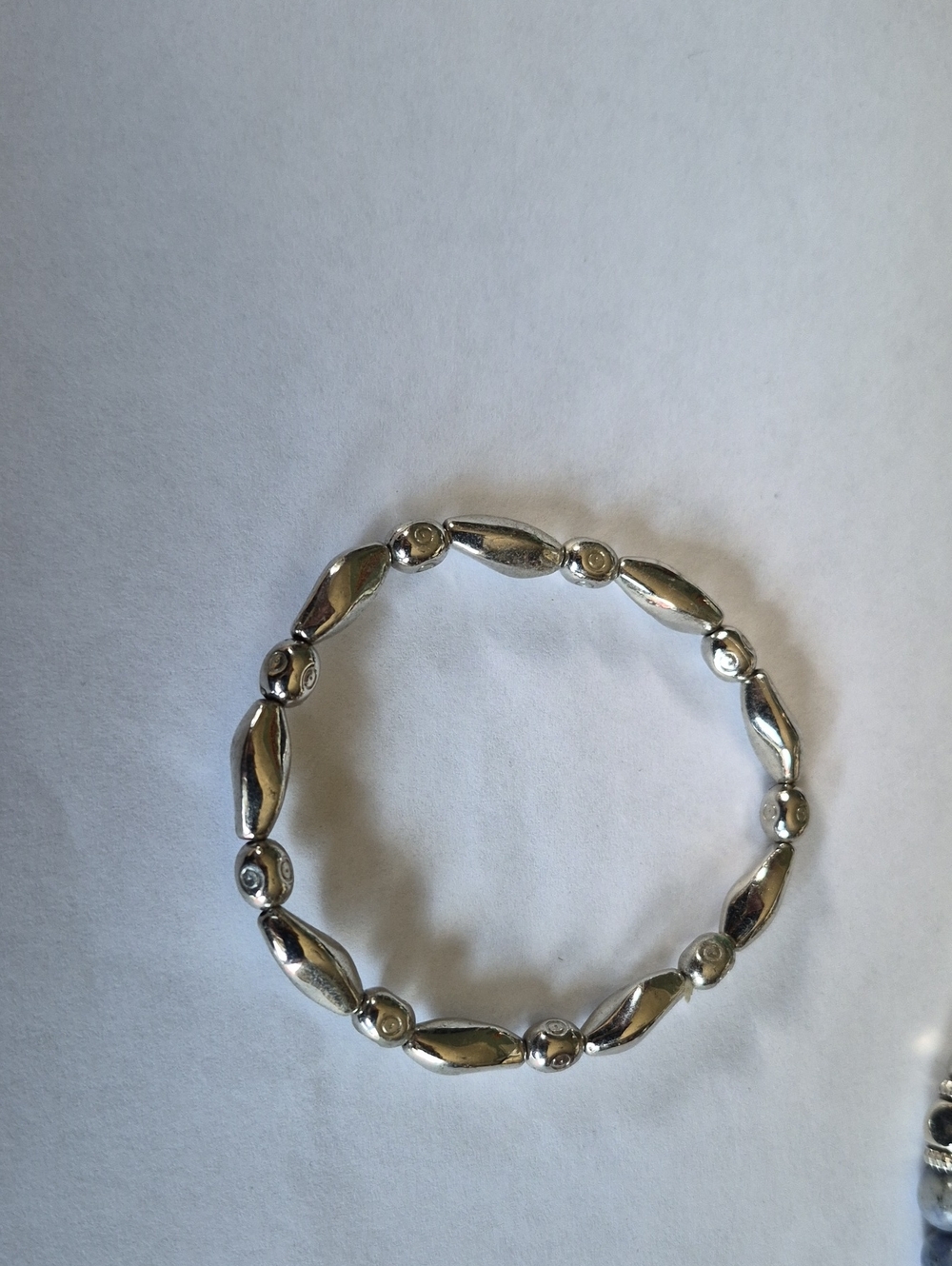 Blue & Silver Beaded Bracelet Stack - Picture 4 of 6